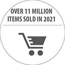 Over 11 Million Items Sold In 2021