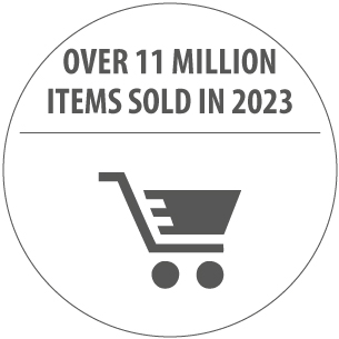 Over 11 Million Items Sold In 2021