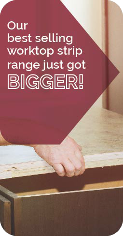 Centurion best selling worktop strip range just got bigger