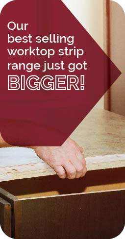 Centurion best selling worktop strip range just got bigger