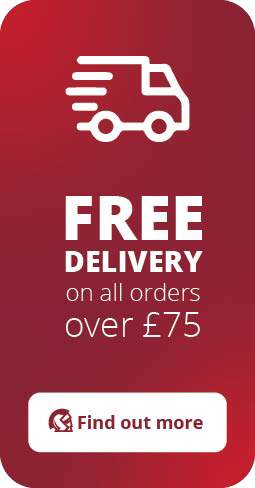 Free Delivery on all orders over Â£75