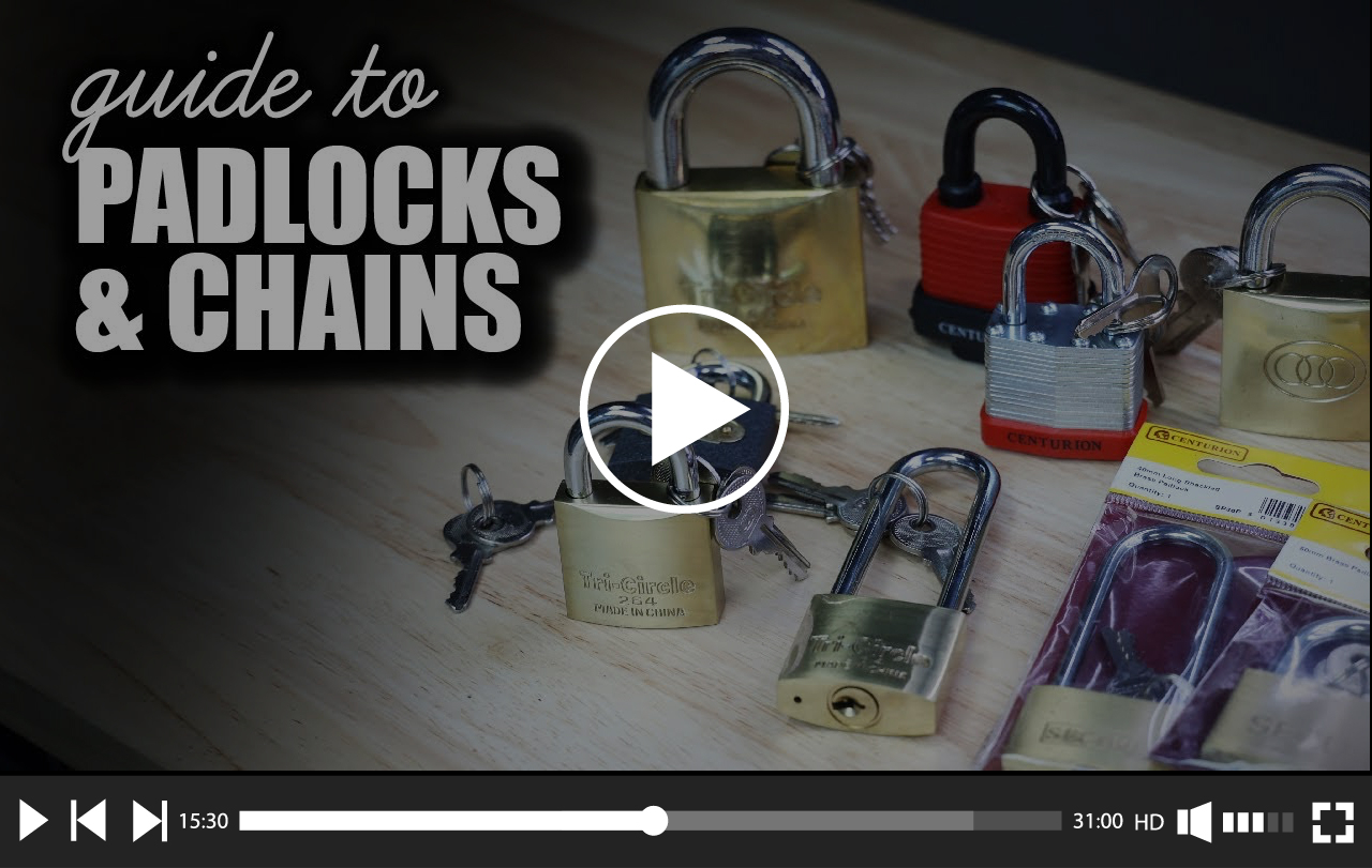 Watch our latest video now - Guide to Padlocks and Security