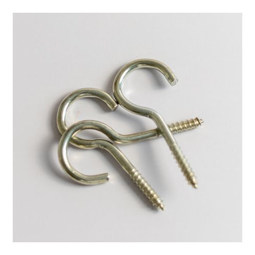 Steel Screw Hooks and Eyes