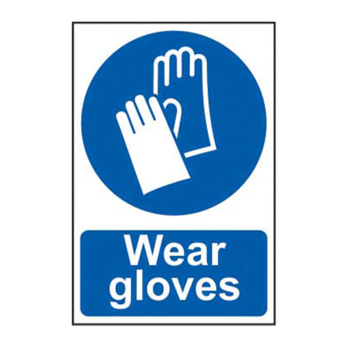 Wear gloves (200x300mm)