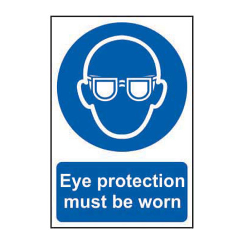Eye protection must be worn - Self Adhesive PP (200 x 300mm)