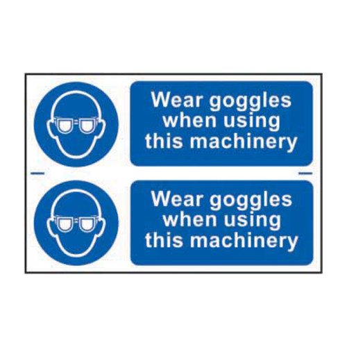 Wear goggles when using this machinery - 1.2mm Recyclable PP (300 x 200mm)