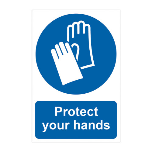 Protect your hands - 1.2mm Recyclable PP (200 x 300mm)