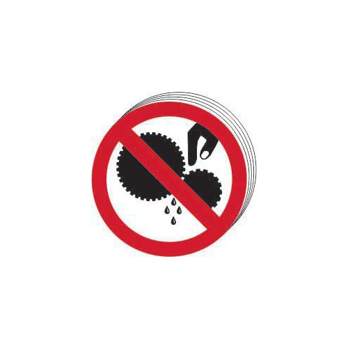 Do not touch symbol - SAV (Pack of 10) 0586