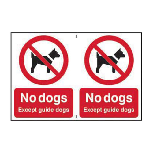 No dogs except guide dogs - CLG 0612