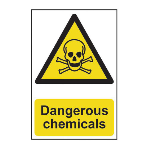 Dangerous chemicals - Self Adhesive PP (200 x 300mm)