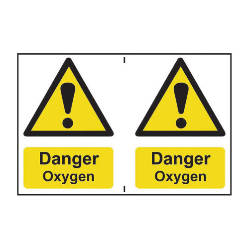 Danger Oxygen - Self Adhesive PP (300 x 200mm)
