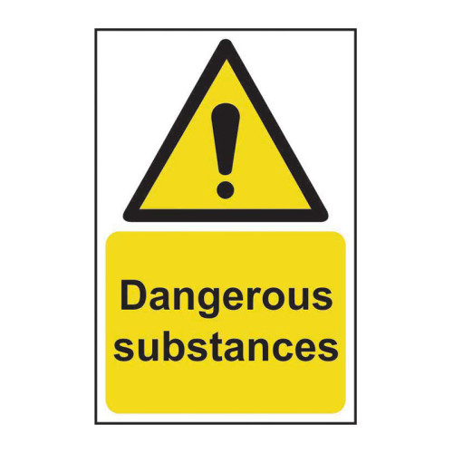 Dangerous substances 1.2mm Recyclable PP (200 x 300mm)