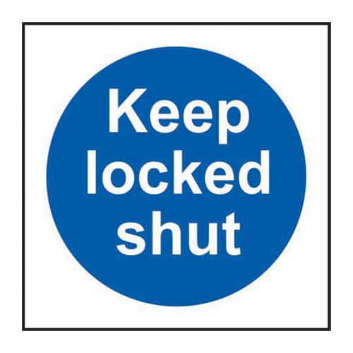 Keep locked shut 1.2mm Recyclable PP (150 x 150mm)