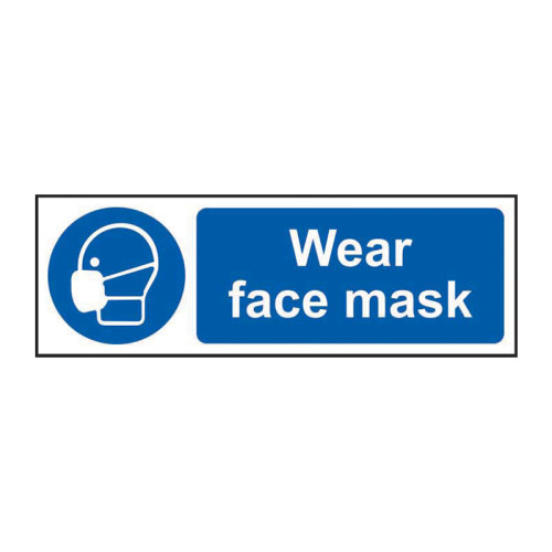 Wear face mask 1.2mm Recyclable PP (300 x 100mm)