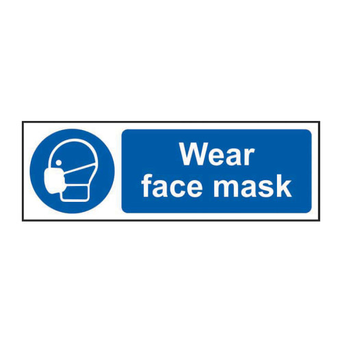 Wear face mask 1.2mm Recyclable PP (600 x 200mm)