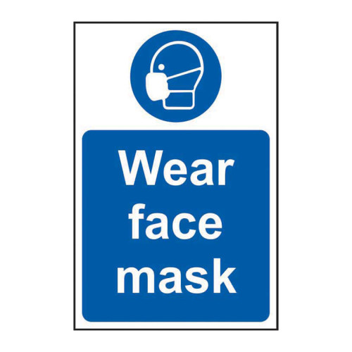 Wear face mask 1.2mm Recyclable PP (200 x 300mm)