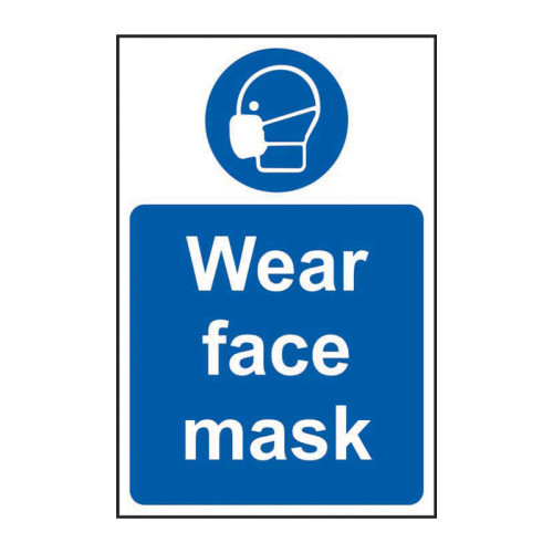 Wear face mask 1.2mm Recyclable PP (400 x 600mm)