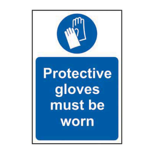 Protective gloves must be worn 1.2mm Recyclable PP (200 x 300mm)