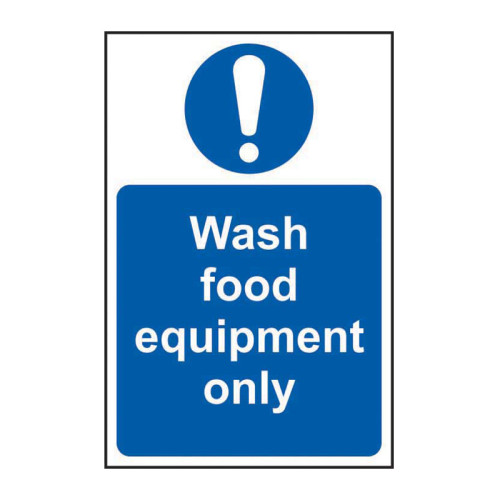 Wash food equipment only 1.2mm Recyclable PP (200 x 300mm)