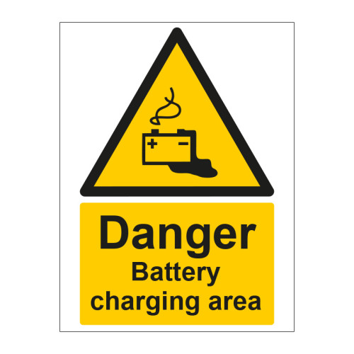 Danger Battery Charging Area - SAPP (400 x 600mm)