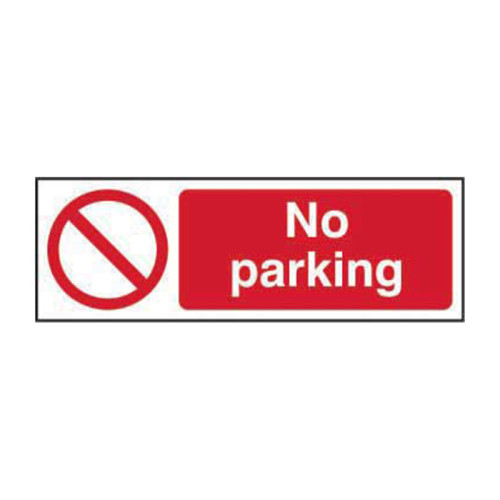 No parking 1.2mm Recyclable PP (300 x 100mm)