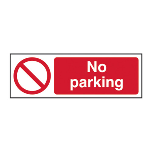 No parking 1.2mm Recyclable PP (600 x 200mm)