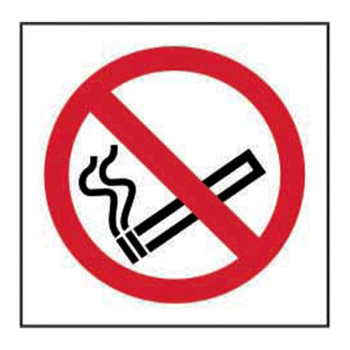 No smoking symbol 1.2mm Recyclable PP (400 x 400mm)