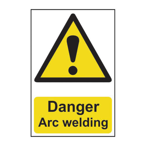 Danger Arc welding - 1.2mm Recyclable PP (200 x 300mm)