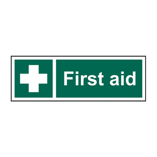 First aid 1.2mm Recyclable PP (600 x 200mm)