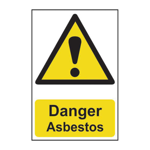 Danger Asbestos - 1.2mm Recyclable PP (200 x 300mm)