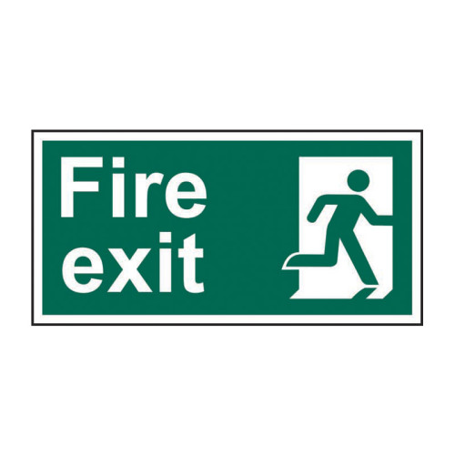 Fire exit (running man right) - RPVC 14766