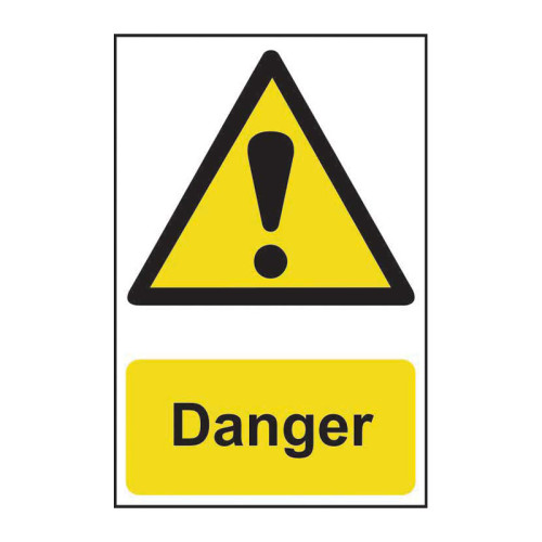 Danger - 1.2mm Recyclable PP (200 x 300mm)