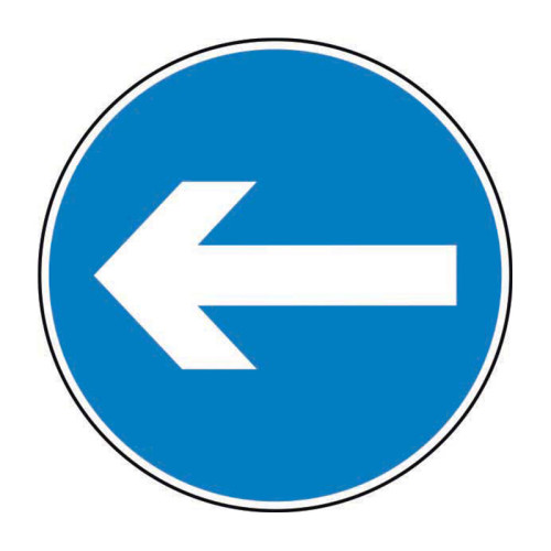 Horizonal Arrow Road Sign (w/o channel)