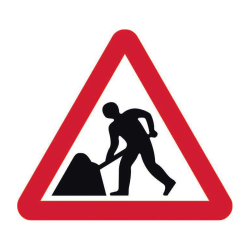 Men at Work Road Sign (with channel)