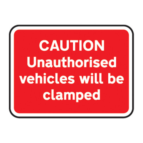 Unauthorised vehicles clamped (W/O channel)