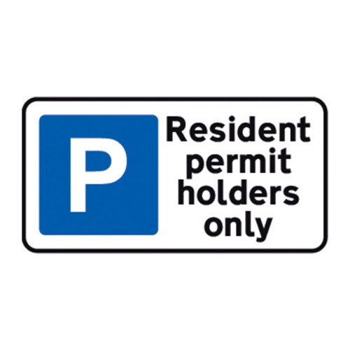 Resident permit holders only Road (with channel)