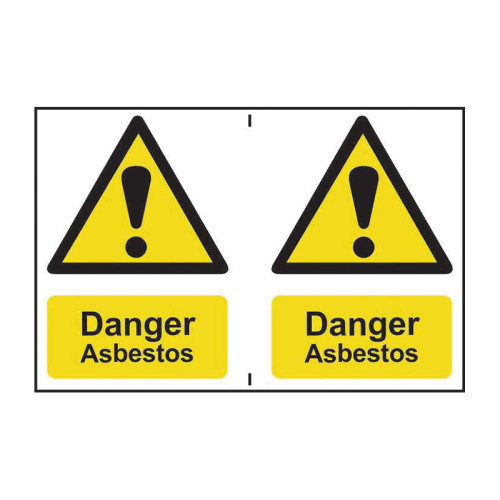 Danger Asbestos - Self Adhesive PP (300 x 200mm)