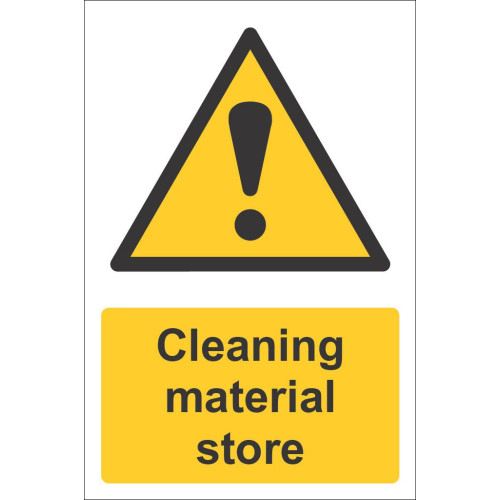 Cleaning Material Store - PVC (300 x 200mm) 1331