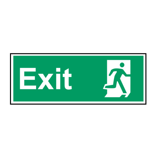 Exit Man Right - PHO (400 x 150mm) 13377