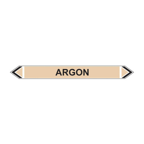 'Argon' Flow Marker, Self-Adhesive Polypropylene, 5 Pack (384mm x 40mm)