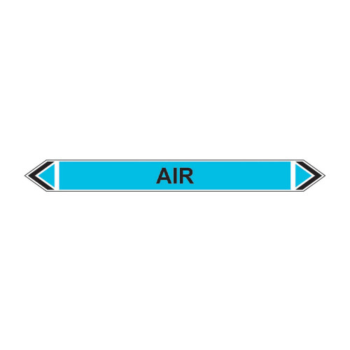 'Air' Flow Marker, Self-Adhesive Polypropylene, 5 Pack (384mm x 40mm)