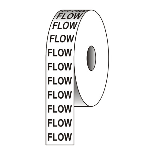 'FLOW' Pipeline Tape, Self-Adhesive Vinyl, Roll (50mm x 33m)