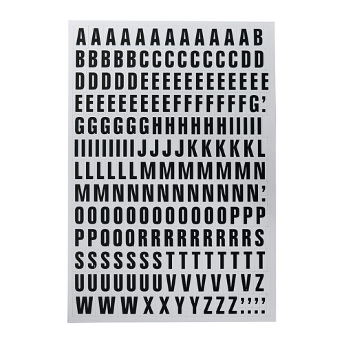 Magnetic Letter Set - 17mm - White