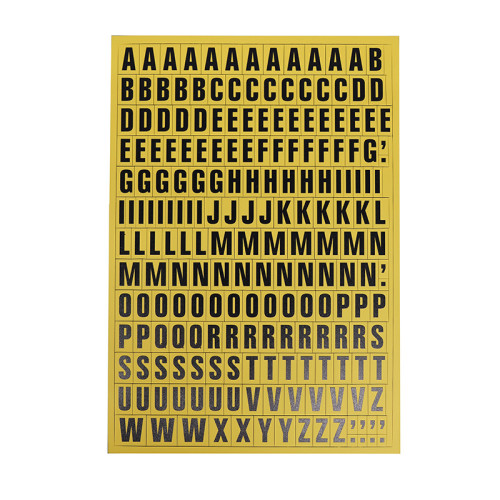 Magnetic Letter Set - 17mm - Yellow