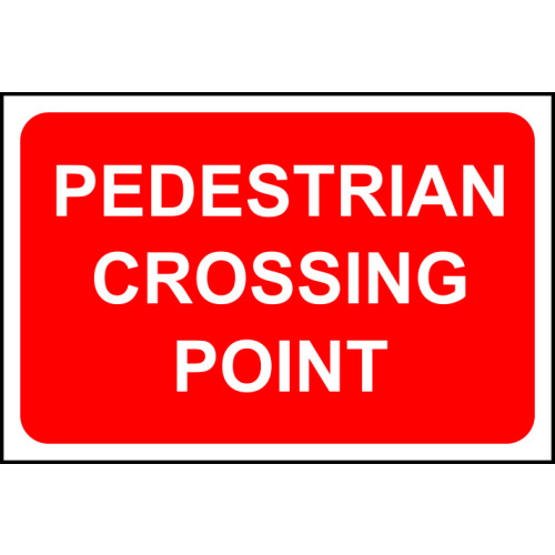 Pedestrian crossing point 1.2mm Recyclable PP (600 x 400mm)