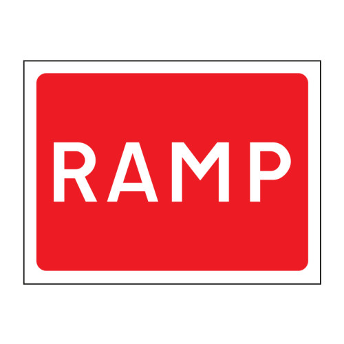 Ramp Road sign (with channel)