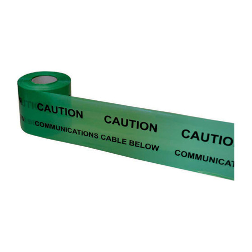 'Caution Communications Cable Below' Underground Tape (150mm x 365mm)