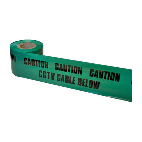'Caution CCTV Cable Below' Underground Tape (150mm x 365mm)