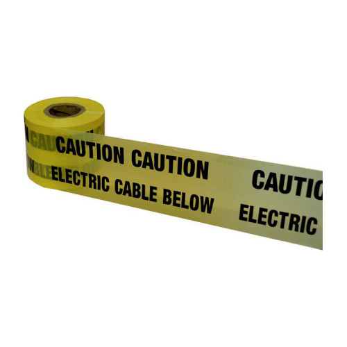 'Caution Electric Cable Below' Underground Tape (150mm x 365mm)