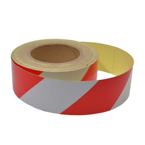 Reflective Tape, Red and White (50mm x 25m)